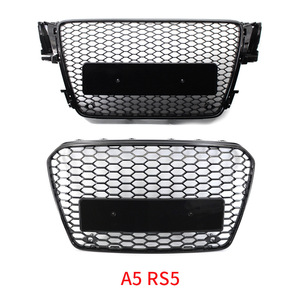 Grille de pare-chocs avant nid d'abeille Audi A3 RS3, remplacement en plastique ABS, version européenne - Product Image 3