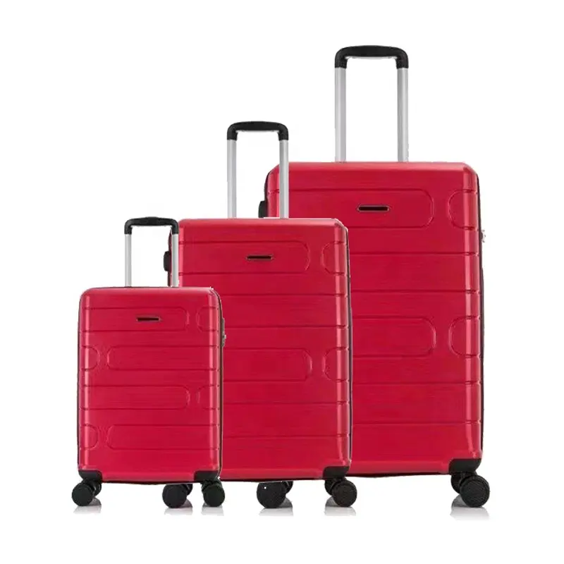 Phổ biến thiết kế sang trọng 20 "24" 28 "PP Ánh sáng trọng lượng Carry-on hành lý đi Du Lịch VaLi đặt trên bánh xe