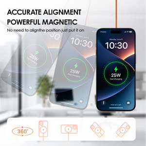 Cargador Inalámbrico Magnético Rápido PD de 25W, Plegable, Ecológico, Portátil, Delgado, para Carga Universal de Teléfonos Móviles - Product Image 4