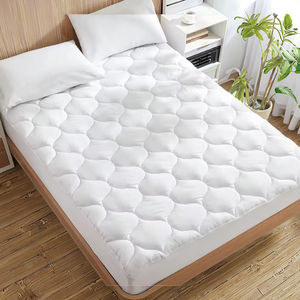 Protector <span class=keywords><strong>de</strong></span> Colchón Acolchado <span class=keywords><strong>de</strong></span> Microfibra, Cubrecolchón Suave y Silencioso con Bolsillo Profundo, Transpirable - Product Image 1