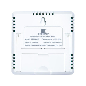 고정밀 백색 LCD 디지털 온도계 습도계 가정용 산업용 ABS 플라스틱 스마트 온도 습도 모니터 - Product Image 6