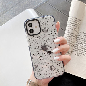 Venta caliente Mobil Phone Bag Back White Stars Cover TPU Funda para teléfono móvil para <span class=keywords><strong>iPhone</strong></span> 11 12 <span class=keywords><strong>13</strong></span> 14 15 16Pro Max - Product Image 2