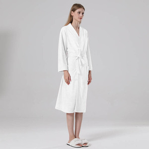 High Quality <strong>Terry</strong> Cloth Bathrobe 100% Cotton Hotel Spa <strong>Robes</strong> Bath <strong>Robes</strong> Women's Cotton Bathrobe - Product Image 2