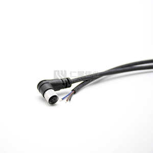 Cable conector M8 IP67 IP68 impermeable hembra/macho 3 4 5 6 8 pines circular recto/ángulo recto PVC PUR Cable - Product Image 4