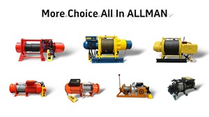 ALLMAN Vente chaude <span class=keywords><strong>Treuil</strong></span> électrique à vitesse rapide série AMGW <span class=keywords><strong>220V</strong></span> 380V pour la construction Petit grue à singe - Product Image 6