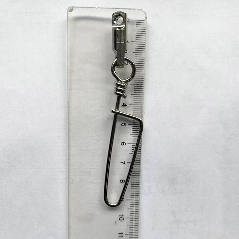 Factory Price Stainless Steel Fishing Swivel Clip Spearfishing Shock Cord Swivel Clip