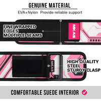 Ceinture de musculation respirante en EVA de haute qualité avec fermeture auto-agrippante, protection avancée, couleur et logo personnalisables