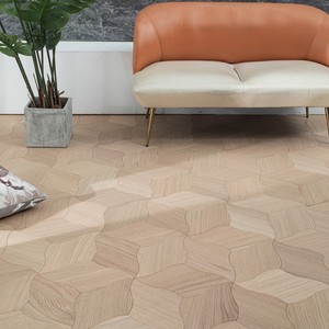 Trong Nhà Sử Dụng Đặc Biệt Có Hình Dạng Sàn Gỗ Màu Đen Óc Chó Gỗ Rắn Sàn Gỗ Sồi Trắng Tùy Chỉnh Sàn - Product Image 6