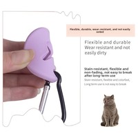 Boucle de sac à déjections canines en silicone multicolore et étanche, clip léger pour sacs à crottes, accessoire pour la promenade quotidienne et l'entraînement des chiens