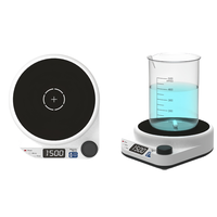 RH-MS-3 MINI LED layar sorot, pengaduk magnetik laboratorium murah magnetik Mini layar Highlight