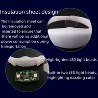 Bracelets LED en silicone 15 couleurs, contrôle sonore RGB, respectueux de l'environnement, pour soirées dansantes, discothèques, promotionnels