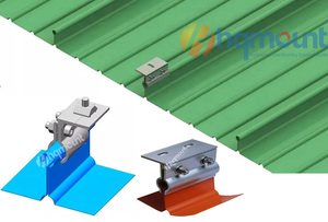 Abrazadera Solar para Techo <span class=keywords><strong>Kalzip</strong></span> 6005-T5 de Aleación de Aluminio de Alta Calidad, una Solución No Penetrante para Sistemas de Montaje en Techos Metálicos - Product Image 3