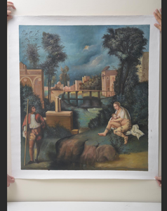 Pinturas acrílicas pintadas a mano a la moda, impresiones de arte de pared de cuerpos de mujer para decoración de sala de estar - Product Image 1