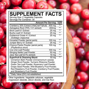 Cao cấp Nhà cung cấp thận làm sạch & cai nghiện sức khỏe viên nang miễn dịch hỗ trợ bổ sung thảo dược pha trộn viên nang với Cranberry chiết xuất - Product Image 2