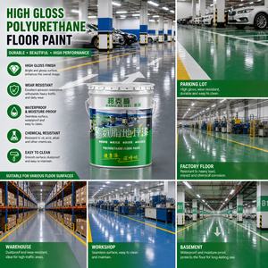 Polyurethane Self-Leveling Floor <b>Paint</b> High-Gloss and Pressure-Resistant Floor <b>Coating</b> for Industrial Workshops - Product Image 5
