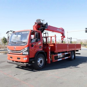 Factory Direct DFAC 8 Ton Truck <b>Crane</b> Loader Dongfeng 4x2 Telescopic Arm <b>Cranes</b> Truck for Sale - Product Image 3