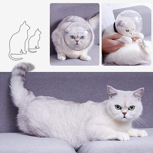 Nouveaux produits pour animaux de compagnie : Muselière réglable et respirante anti-morsure pour chatons, empêchant les chats de mordre et de mâcher, casque de protection buccale pour chats - Product Image 4