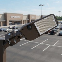 Luminaire LED pour parking ETL DLC 300W 5000K 150LM/W, type Shoebox, à montage encastré pour concessionnaires automobiles et routes