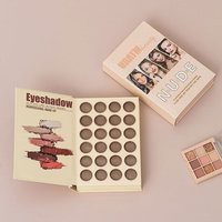 Palette de fards à paupières vide en forme de livre, personnalisée OEM, imprimée sur mesure, 3/4/5 couches, boîte d'emballage cosmétique en papier multicouche