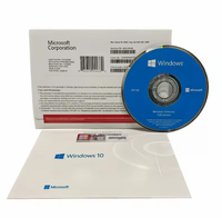 Licencia OEM para 10 empresas, DVD con etiqueta COA completa, activación en línea, garantía de 12 meses, clave empresarial, en stock, redes