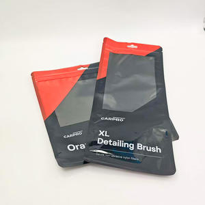 Pochette debout refermable en plastique PE 250g 500g personnalisée sac à fermeture éclair sécurisé et adapté aux bébés pour le thé, les noix, le café et autres aliments - Product Image 5