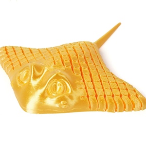 Juguete de Manta Raya de Acero Inoxidable Impreso en 3D Ecológico para Niños, Animal Marino con Articulaciones Móviles, Mecanizado CNC, Alivio del Estrés - Product Image 4