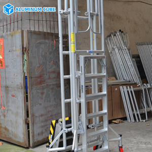 <span class=keywords><strong>Plataforma</strong></span> de Acceso Móvil Plegable de Aleación de Aluminio (Estilo Industrial) – Personalizable, 500kg de Carga - Product Image 3