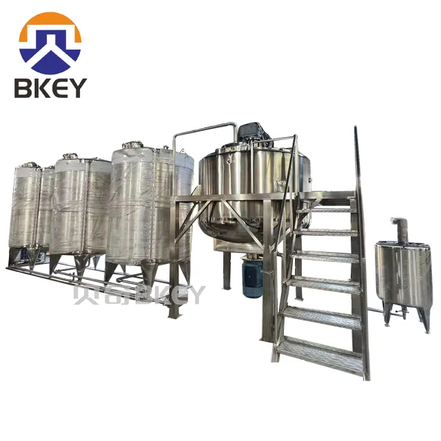 liquid soap/shampoo production line/ liquid soap Production equipments  Liquid Machinery mixing tanks with agitator