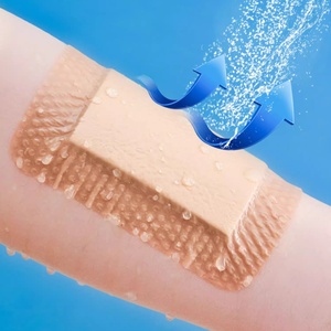 Perban luka perban busa Sacrum penutup perekat silikon bantalan Sacral tahan air tempat tidur penyerap bantalan tekanan nyeri - Product Image 3