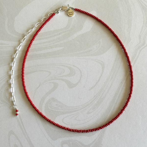 Trendy Tiny Adjustable Seed Bead Choker <b>Necklace</b> - Product Image 1