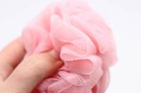 Éponges de bain en maille pour femmes, vente en gros, éponges de douche en loofah 30G pour le bain ou comme exfoliant pour la salle de bain