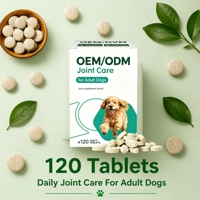 Comprimés de soutien quotidien pour les articulations des animaux de compagnie sous marque privée – Glucosamine Chondroïtine pour le bien-être articulaire spécifique aux races – OEM ODM