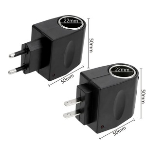 อะแดปเตอร์จุดบุหรี่รถยนต์ปลั๊ก EU US <span class=keywords><strong>220V</strong></span> เป็น DC <span class=keywords><strong>12V</strong></span> อุปกรณ์เสริมรถยนต์ - Product Image 3