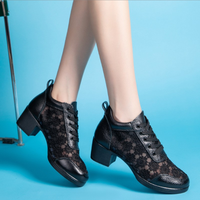 Chaussures de danse carrée pour femmes 2025 7200096, nouveau design avec maille respirante, semelle en caoutchouc, chaussures de jazz pour femmes