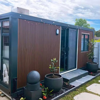 Cápsula Espacial Microhabitable Integrada Personalizada, Cabaña Residencial Móvil Prefabricada de Acero, Villas Impermeables, Casas Modulares de 40 Pies