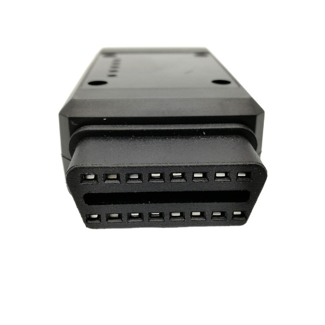OBD II 16 Pin Connector Socket Diagnostic Tool Adapter OBD Connector + Enclosures + Terminal + Screws