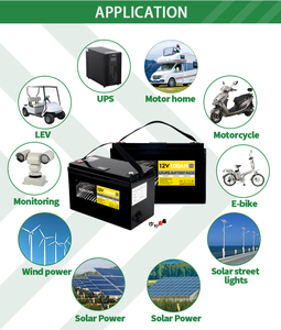 แบตเตอรี่ EU US Stock 12.8V 100AH 230Ah 300Ah ชุดแบตเตอรี่สำรองไฟ 105AH พลังงานแสงอาทิตย์ 8000 รอบการใช้งาน แบตเตอรี่ลิเธียม 12V - Product Image 4