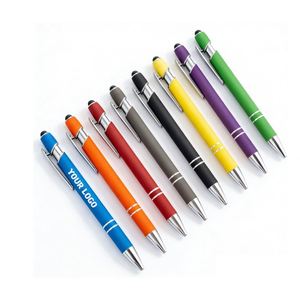 Wholesale Custom Business Logo Metal Ballpoint Office School Writing Promotional Gift Stationery <b>Pen</b> - Product Image 1