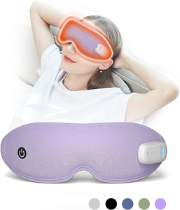 스마트 온열 눈 마사지기 수면 마스크, 눈 이완을 위한 적응형 이마 마사지, 혈액순환 개선, 건조함 및 다크서클 감소 - Product Image 6