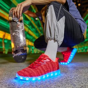 Chaussures lumineuses LED, baskets rechargeables par USB, unisexes, pour adultes, chaussures de course, de fête et de danse - Product Image 3