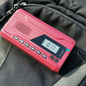 Custom Weather Radio Solar Hand Crank AM FM Radio with <b>Flashlight</b> Power Bank Alarm Outdoor Camping - Product Image 3
