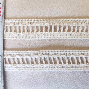 Women's Clothing Trim with Crocheted 100% Cotton <strong>Lace</strong> Ribbon Embroidered Animal Pattern Eco-Friendly - Product Image 5