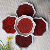 Pigment rouge d'oxyde de fer pour briques de chaussée en béton Peinture de construction ajoutée Pigment d'oxyde de fer pour ciment coloré