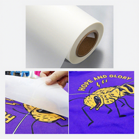 Film DTF HyperTransprint haute performance de 60 cm de large, transfert thermique à chaud, double face, PET, pour textiles vibrants, sublimation polyester
