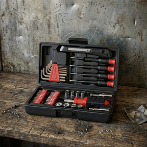 Juego de Herramientas Manuales Profesionales de 45 Piezas, Fácil de Usar, Estuche de Herramientas para el Hogar, Acero al Carbono, Kit de Herramientas Personalizable OEM - Product Image 5