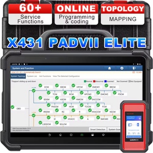 Nuevo Lanzamiento X431 Pad VII, 2 Años de Actualización Gratuita en Línea, Programación de Llaves ECU PROG3, Versión Global, Herramientas de Diagnóstico de Automóviles OBD2 - Product Image 1