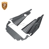 Pour Ferrari 458 Italia Speciale Spider Kit de garniture intérieure de voiture panneaux de baie de moteur latéraux en Fiber de carbone sèche