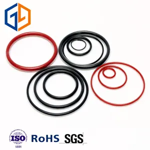 Популярный продукт, маслостойкость, фторированный этилен пропилен, индивидуальное красное черное резиновое уплотнительное кольцо, уплотнительные кольца