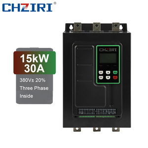 CHZIRI 380V 15kW 30A 3-<strong>Phase</strong> Digital Display Soft <strong>Starter</strong> with CE ISO9001 Certification and Overload Protection for <strong>Motors</strong> - Product Image 6