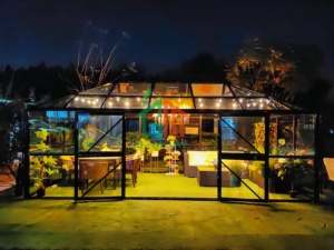 <span class=keywords><strong>Serre</strong></span> nouvelle génération avec structure en aluminium épaissie et couverture en polycarbonate haute résistance, résistante au vent et à la neige, utilisable toute l'année - Product Image 3